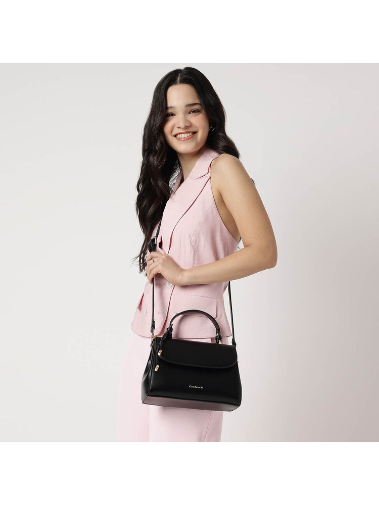 Fastrack Black Urban Edge Satchel Bag-image-14