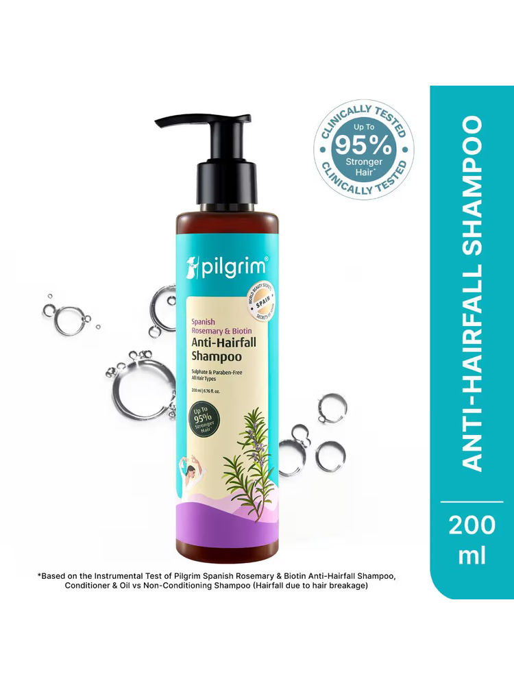 Pilgrim Spanish Rosemary & Biotin Anti-Hairfall Shampoo-picture-21