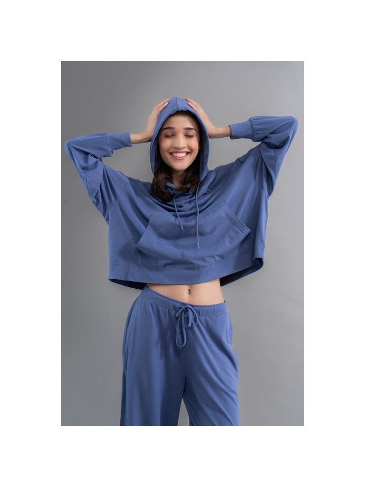 NeceSera Limited Edition Lux Flo Travel Blue Hoodie-image-6