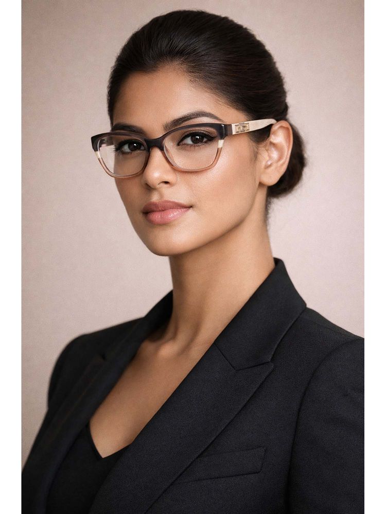 guess fashion Guess Eyewear for Women with Shiny Crystal Grey To Brown Gradient Acetate Frame (52)-picture-27
