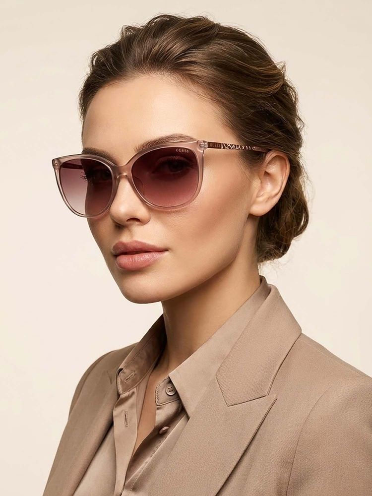 guess fashion Guess Brown Uv Protection Oval Women Sunglasses (Gus00150-H5957Fsg) (59)-picture-12