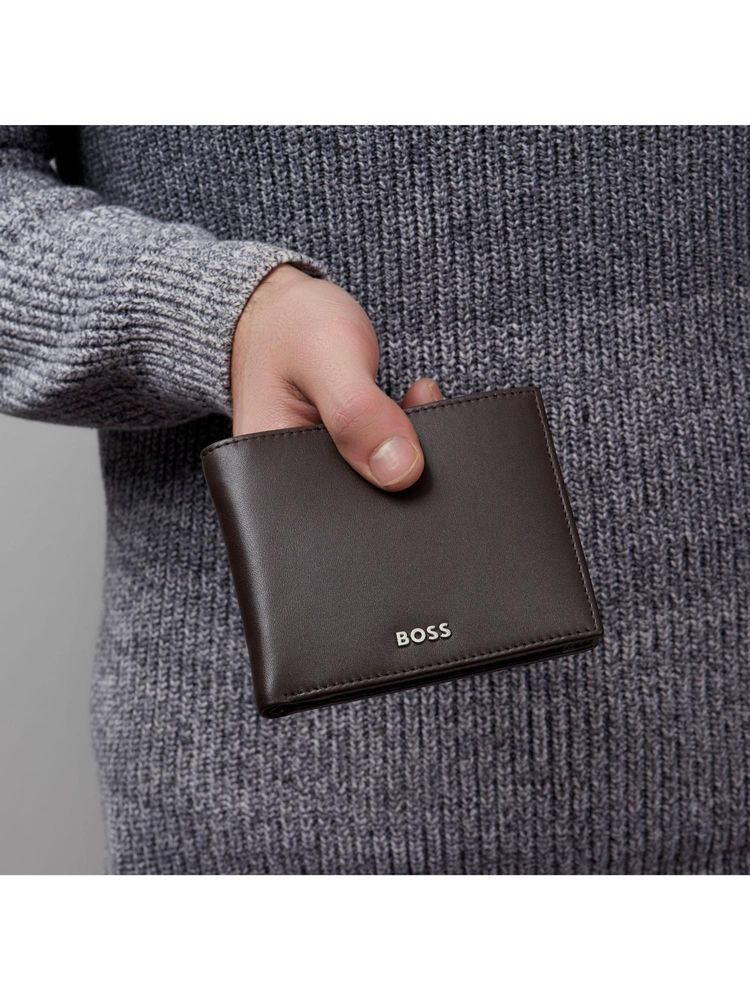 Hugo Boss Classic Smooth Brown Money Wallet-image-15