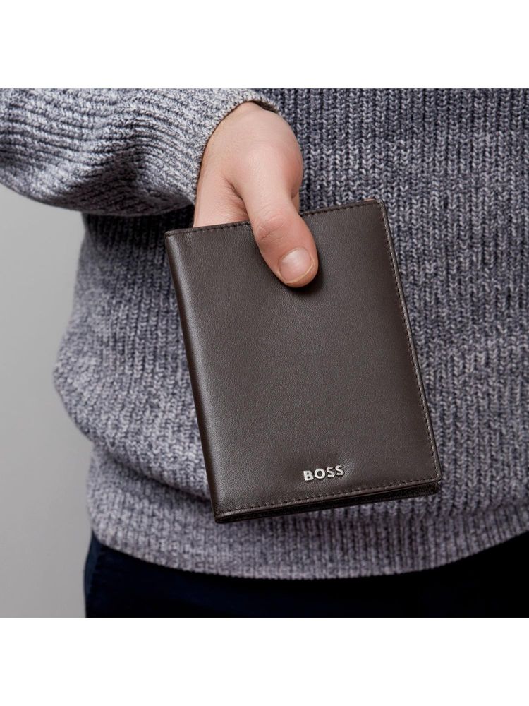 hugo boss accessories Hugo Boss Classic Smooth Vertical Brown Money Wallet-picture-28