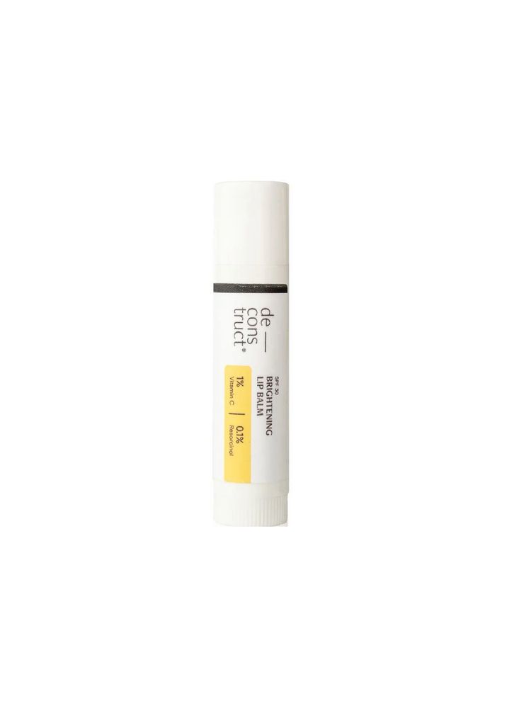 Deconstruct Brightening Lip Balm With 1% Vitamin C & 0.1% Resorcinol SPF 30+ Hydrates & Brightens Dry & Pigmented Lips
