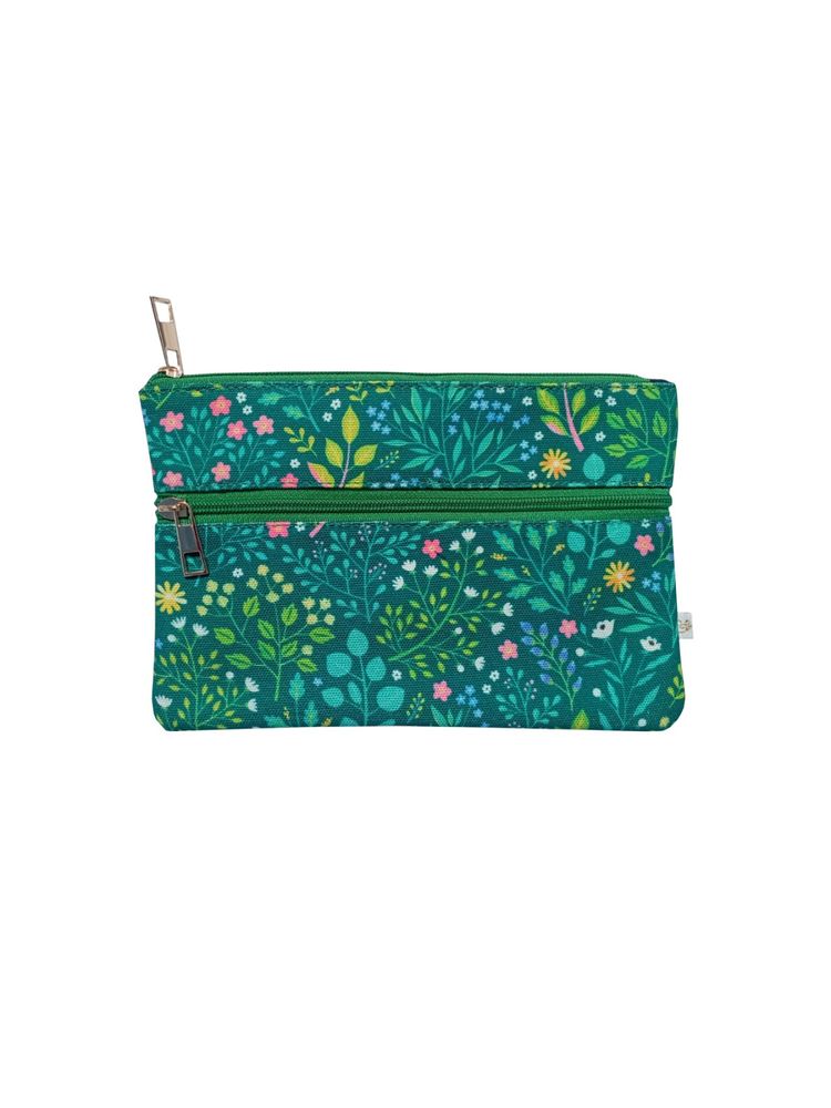 clarks Happywagon Green Garden Pencil Pouch-picture-0