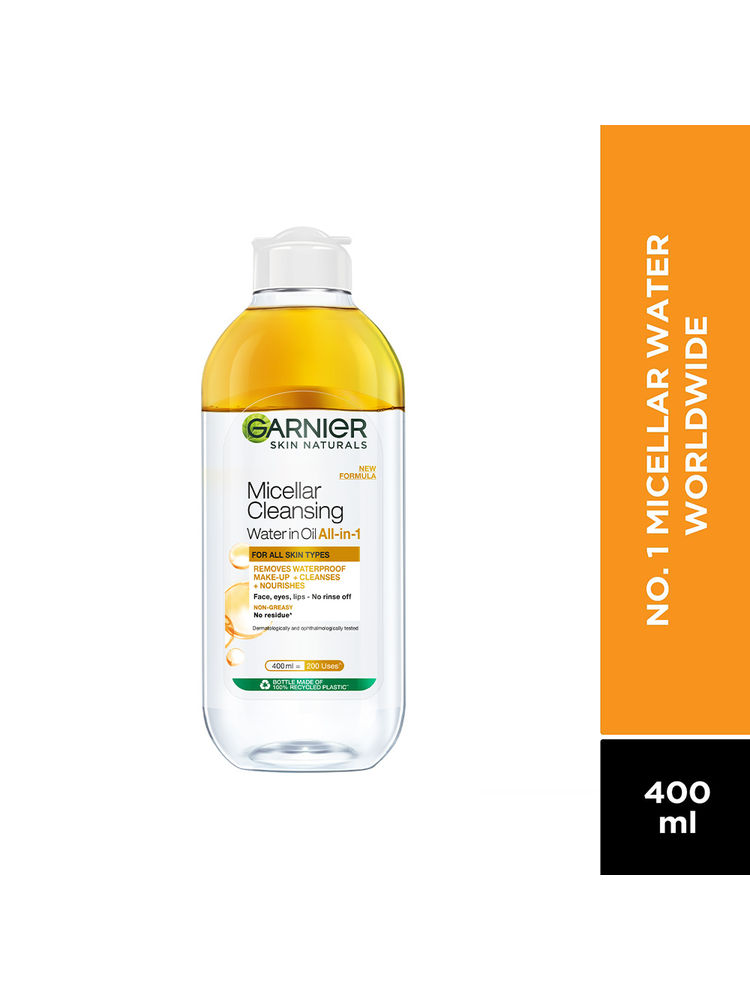 Garnier Skin Naturals Micellar Oil-Infused Cleansing Water For Cleansing & Make-Up Remover | 125ml