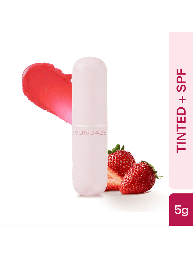 52 Sundaze Berry Butter Tinted Lip Balm for Dark & Pigmented Lips with SPF 30 PA+++-image-44