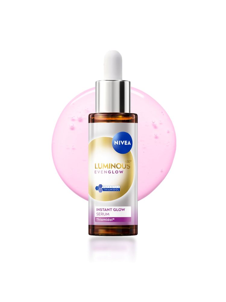 NIVEA Luminous Even Glow Instant Glow Face Serum With Niacinamide & Thiamidol 60X Vit C-picture-0