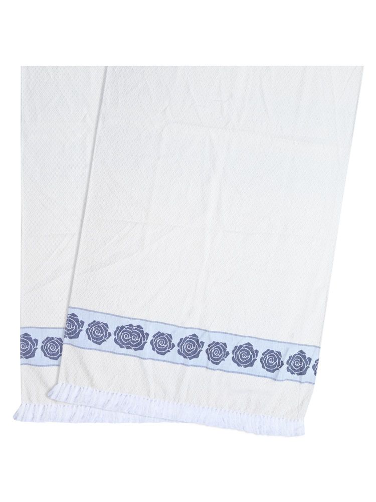 Saral Home Rose Pure Cotton 2 Pcs Bath Towel-image-17