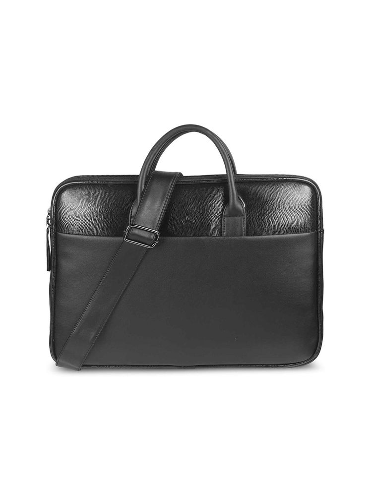 Mochi Women Formal Black Laptop Bag-image-20