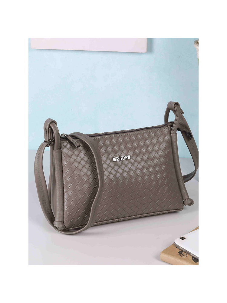 Metro Women Casual Grey Sling & Cross Bag-picture-44