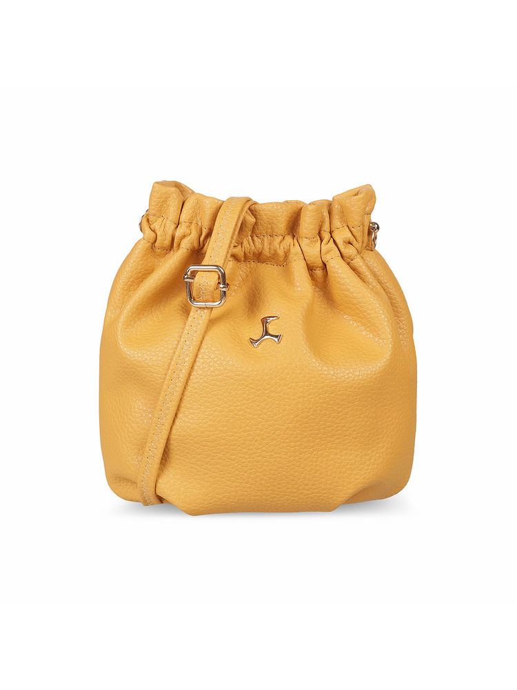 Mochi Solid Yellow Casual Sling & Cross Bag-picture-31