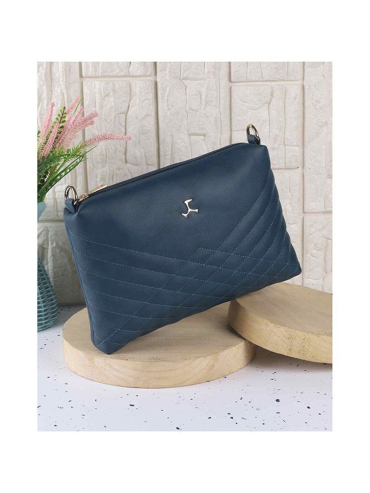 Mochi Women Blue Sling Bag-image-4