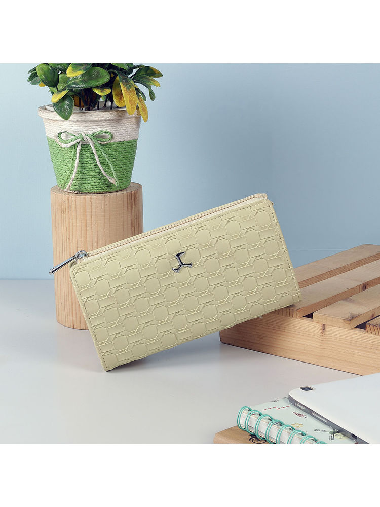 Mochi Solid Green Casual Wallet-image-3