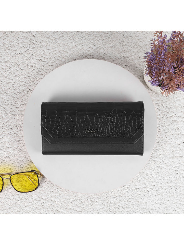 Mochi Solid Black Casual Wallet-picture-20