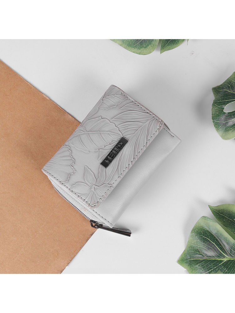 Metro Solid Grey Casual Wallet-picture-13