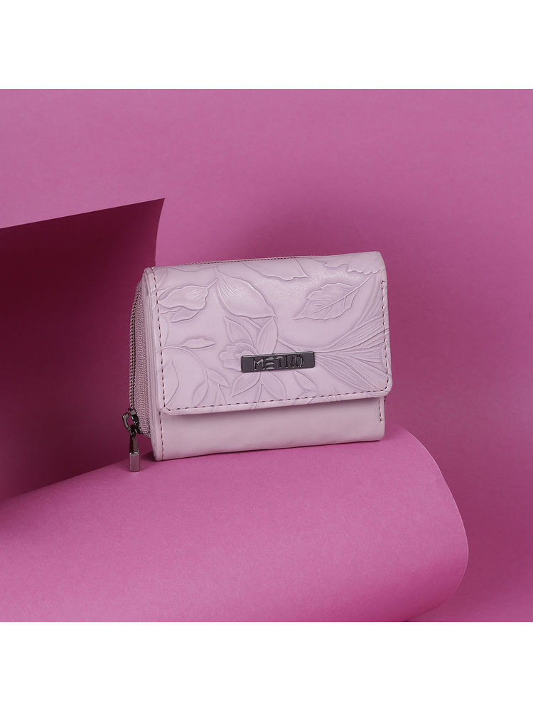 Metro Solid Purple Casual Wallet-image-43