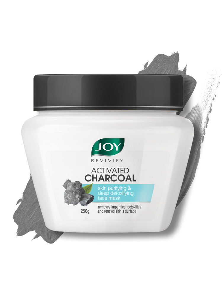 Joy Activated Charcoal Face Mask - Purifies Skin, Removes Dirt & Exfoliation-picture-24