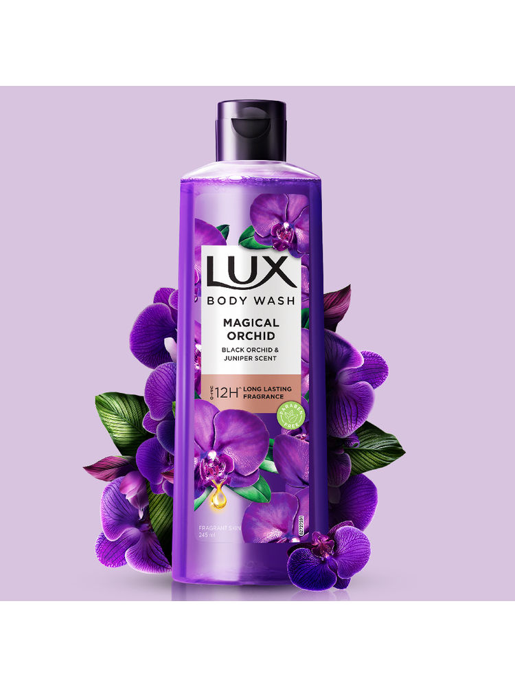 Lux Black Orchid Fragrance & Juniper Oil Bodywash Shower Gel