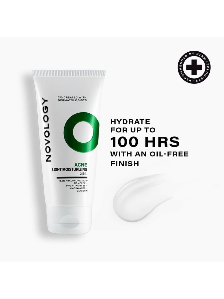 Novology Acne Light Moisturizing Gel For Oily, Acne Prone Skin, Upto 100 Hours Of Hydration-image-29