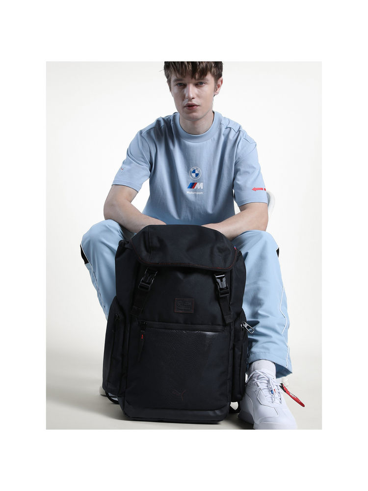 Puma Unisex BMW M Motorsport Lifestyle Backpack Black-picture-12