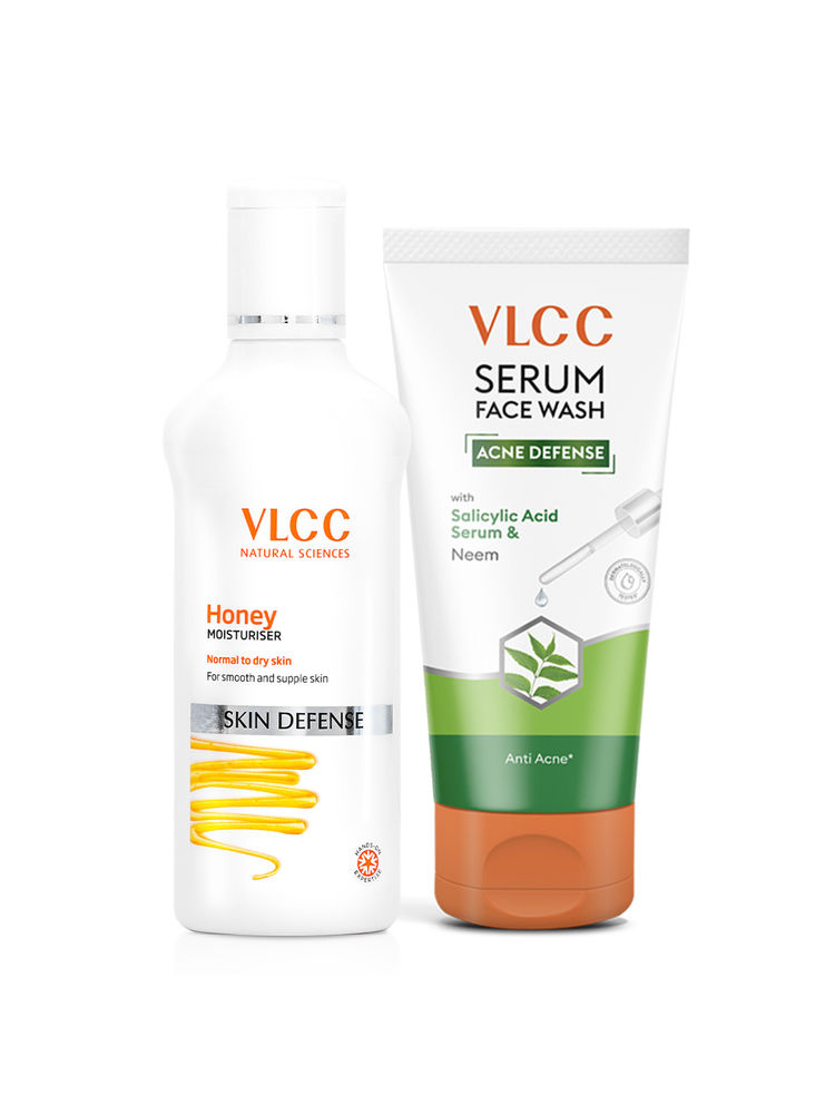 VLCC Honey Moisturiser & Acne Defense Serum Facewash-image-32