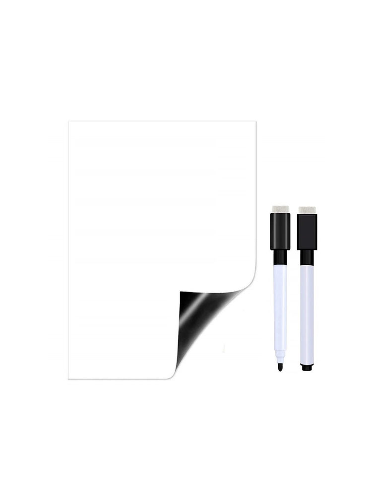 Awestuffs Plain Magnetic Dry Erase Whiteboard Sheet For Refrigerator [12 X 9 Inch]-image-14