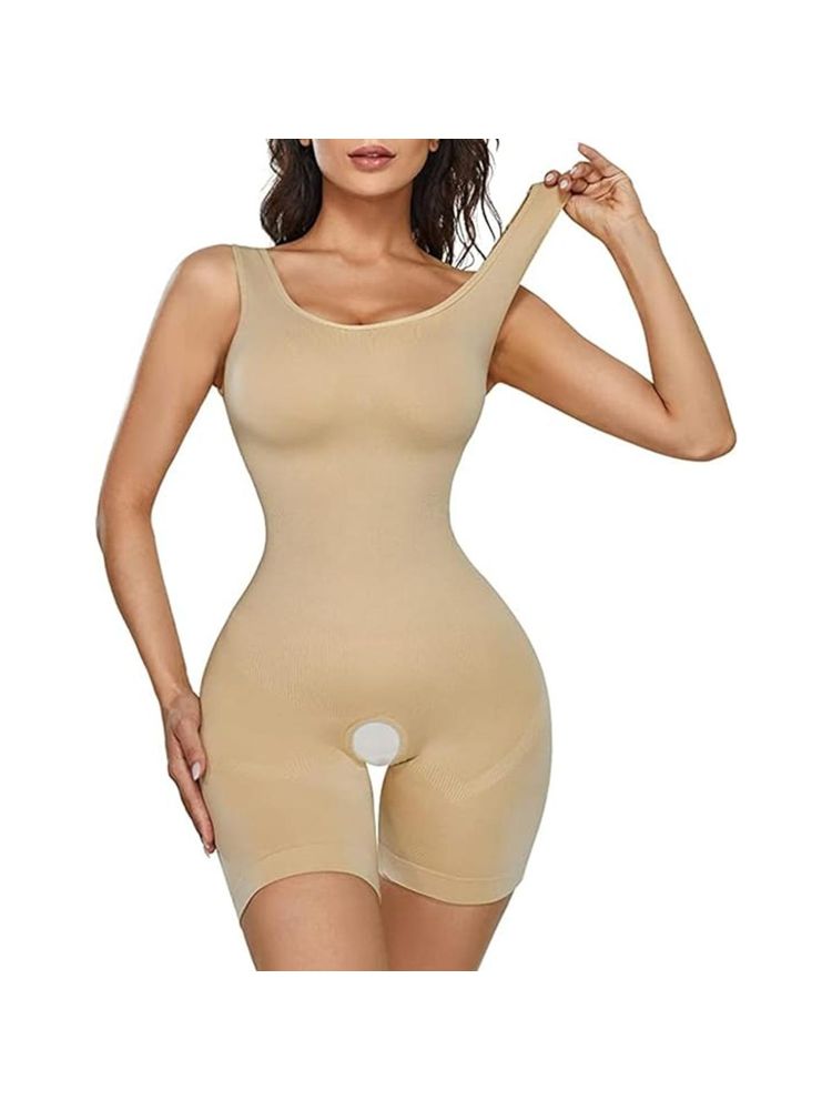 BRACHY Omen Nude Solid Full Body Shapewear-image-29