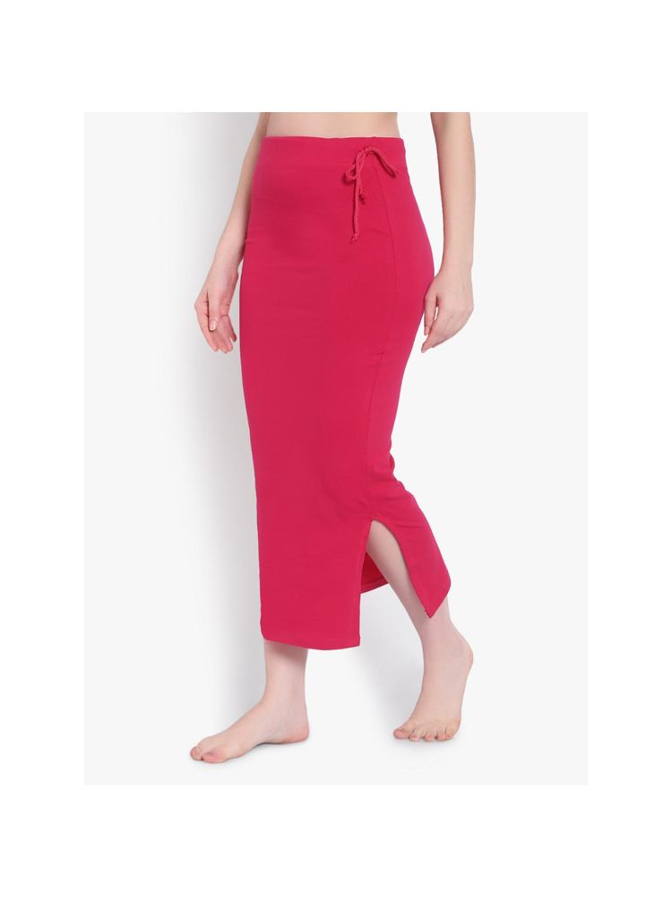 BRACHY Women Dark Pink Saree Shapewear-image-5