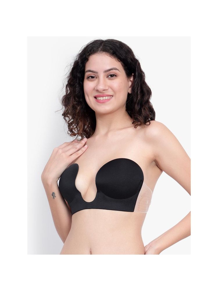 BRACHY Adhesive Bra Push Up Deep U-Shaped Plunge Sticky Silicone Backless Breast Lifting Bra-picture-17