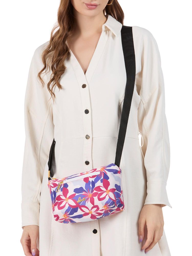 Lavie Womens Multi-Color Trixie Floral Sling Bag (M)-image-14