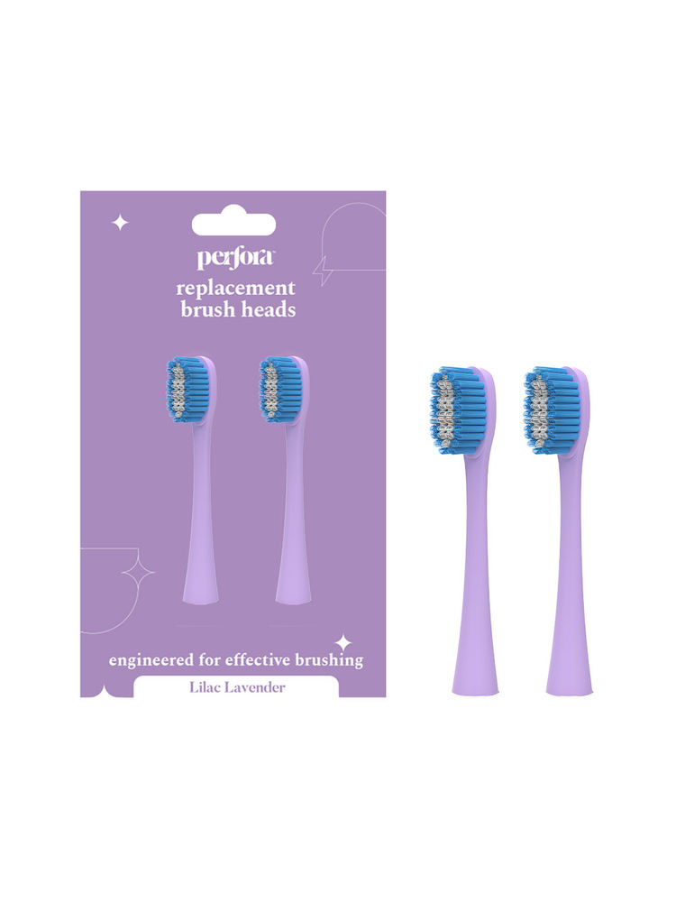 Perfora Electric Toothbrush Brush Heads - Lilac Lavender