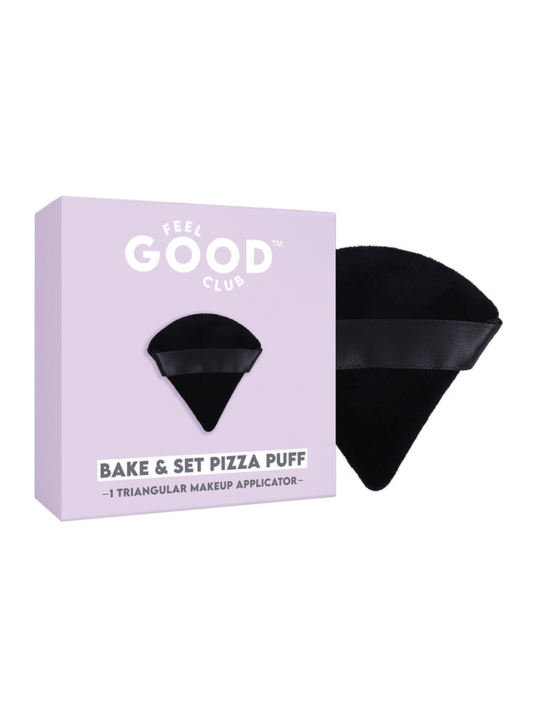 Feel Good Club Bake & Set Pizza Puff - Face Makeup Powder Applicator Blender Beauty Sponge (1 Pc)