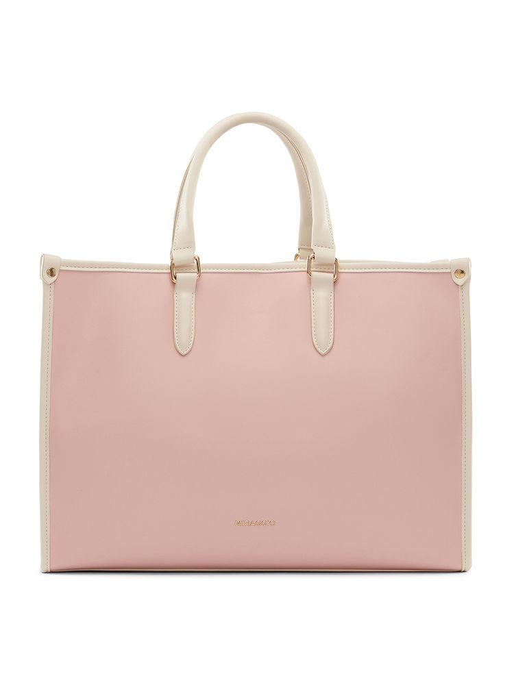 MIRAGGIO Denice oversize Tote Bag with Detachable Sling For Office Travel & Everyday Use- Pink-image-37