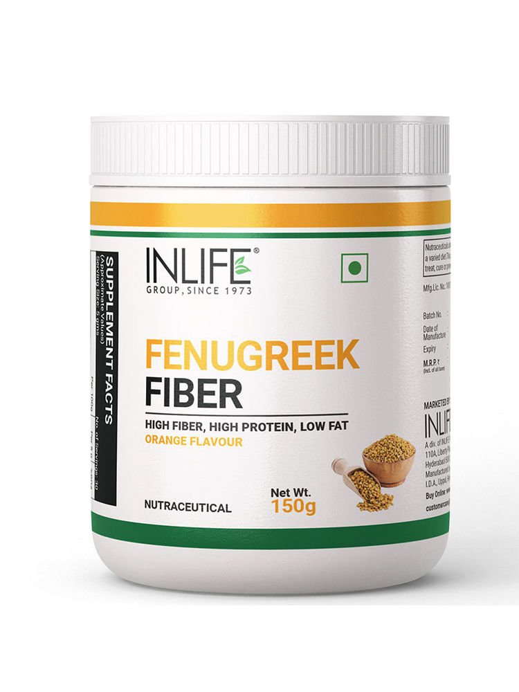 Inlife Fenugreek Fibre Powder - Orange Flavour-picture-25