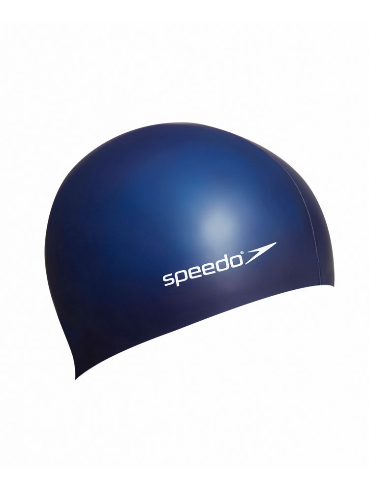 Speedo Unisex Adult Flat Silicone Swim Cap - Navy (Free Size)-picture-38