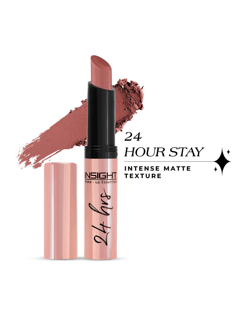 Insight Cosmetics 24 Hrs Non Transfer Matte Lipstick, Creamy Texture Matte Finish, Waterproof