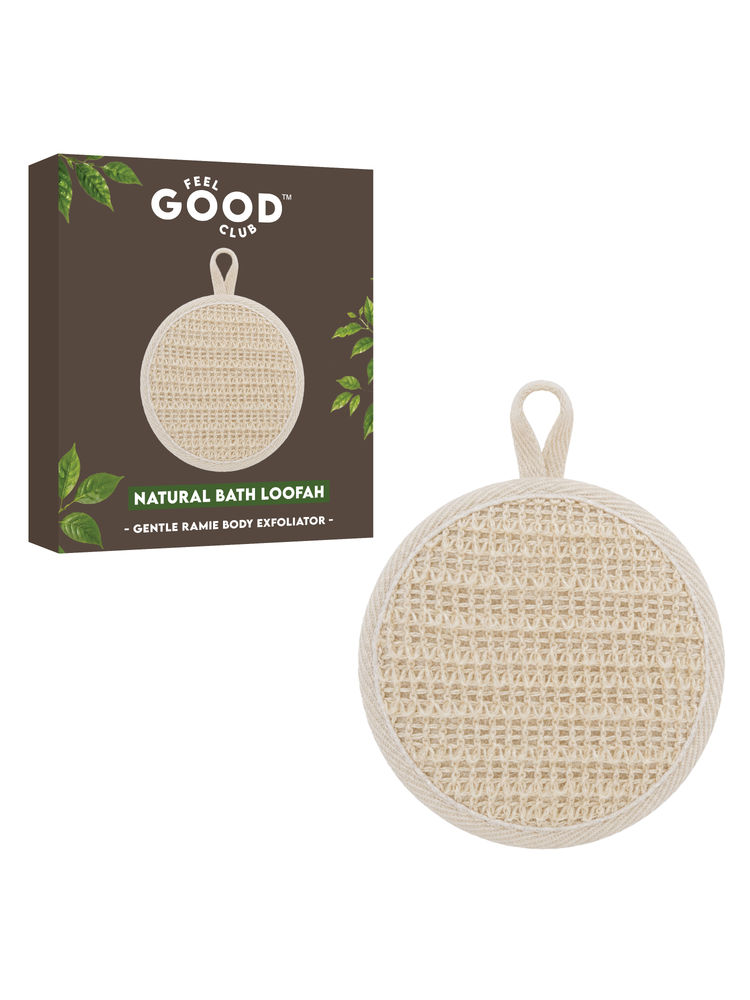 Feel Good Club Natural Ramie Bath Loofah -Body Scrubber Shower Sponge For Skin Cleansing Exfoliation-image-35