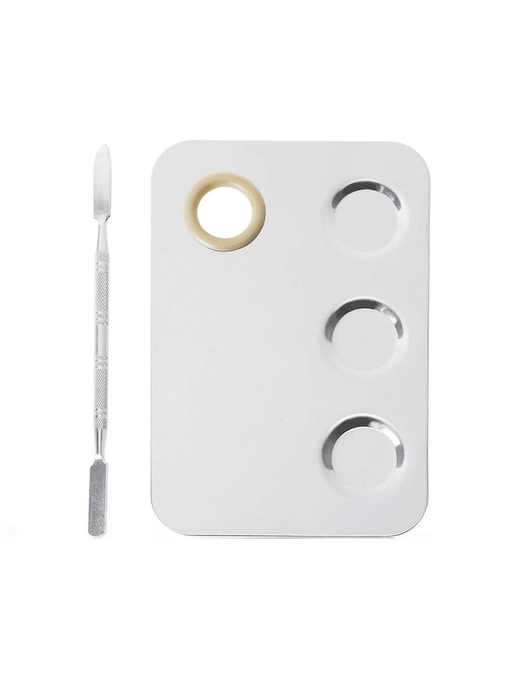 MEPOINT Stainless Steel Makeup Mixing Palette-image-47