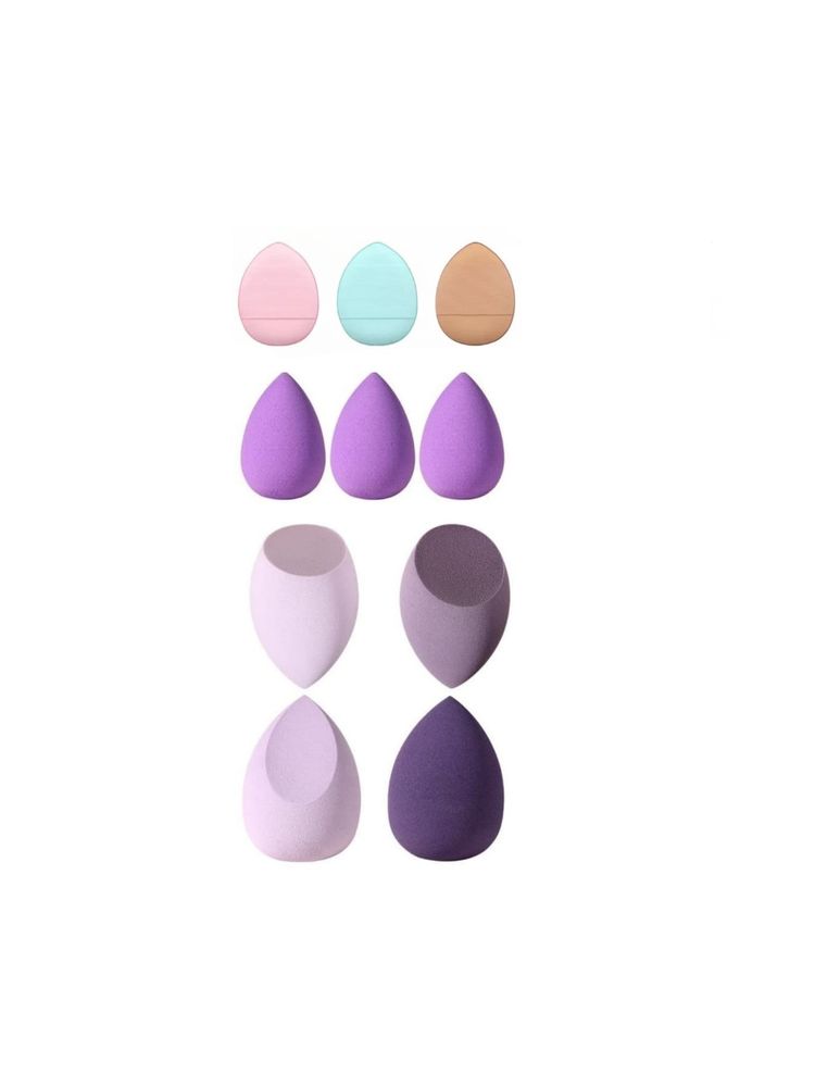 MEPOINT Makeup Sponge Set With Storage Case-image-43