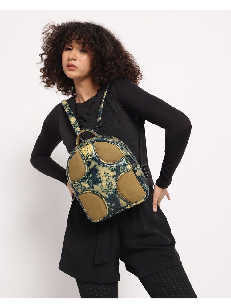 FETTI Muddled Knapsack Backpack - Oxidized Olive (S)-picture-13