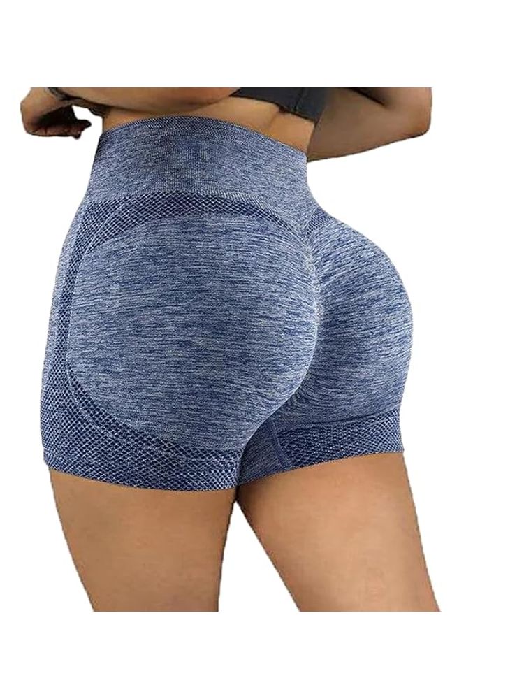 BRACHY Yoga Shorts Spandex Shapewear High Waisted Booty Scrunch Workout Shorts (M)-picture-4