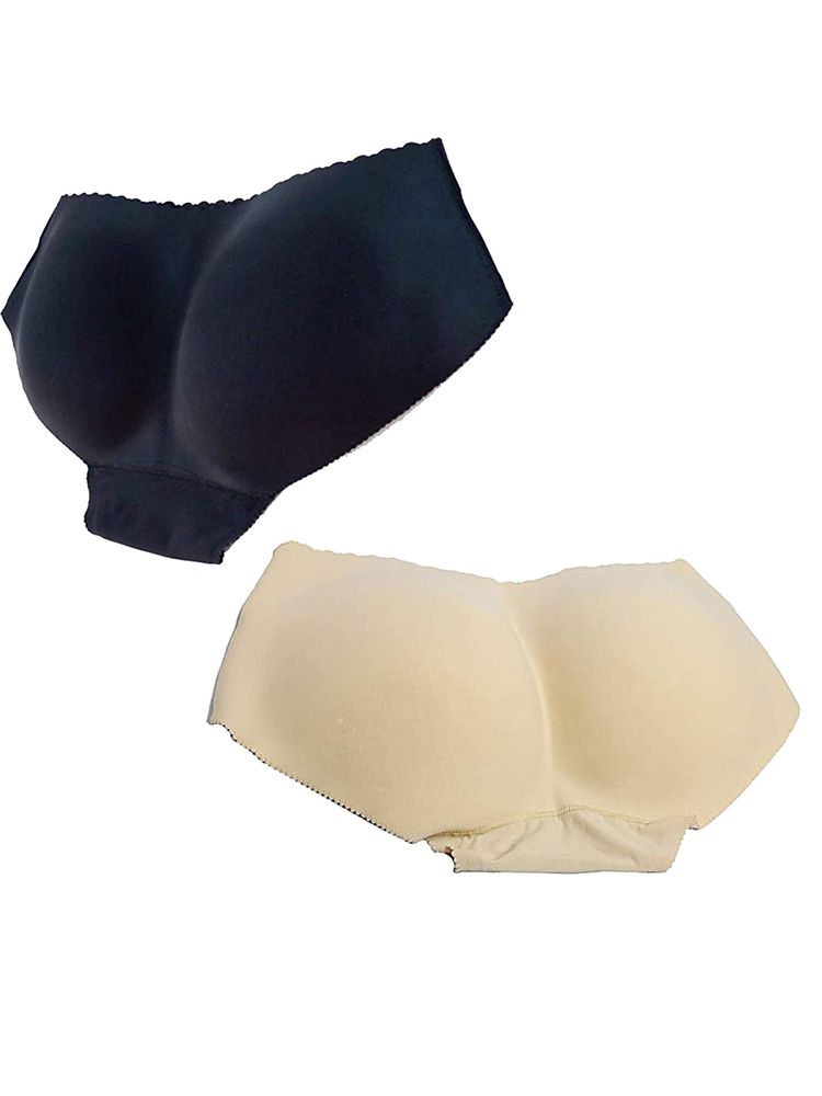 BRACHY Nylon and Spandex Padded Butt Lifter Panty (Pack of 2) (S)-image-25