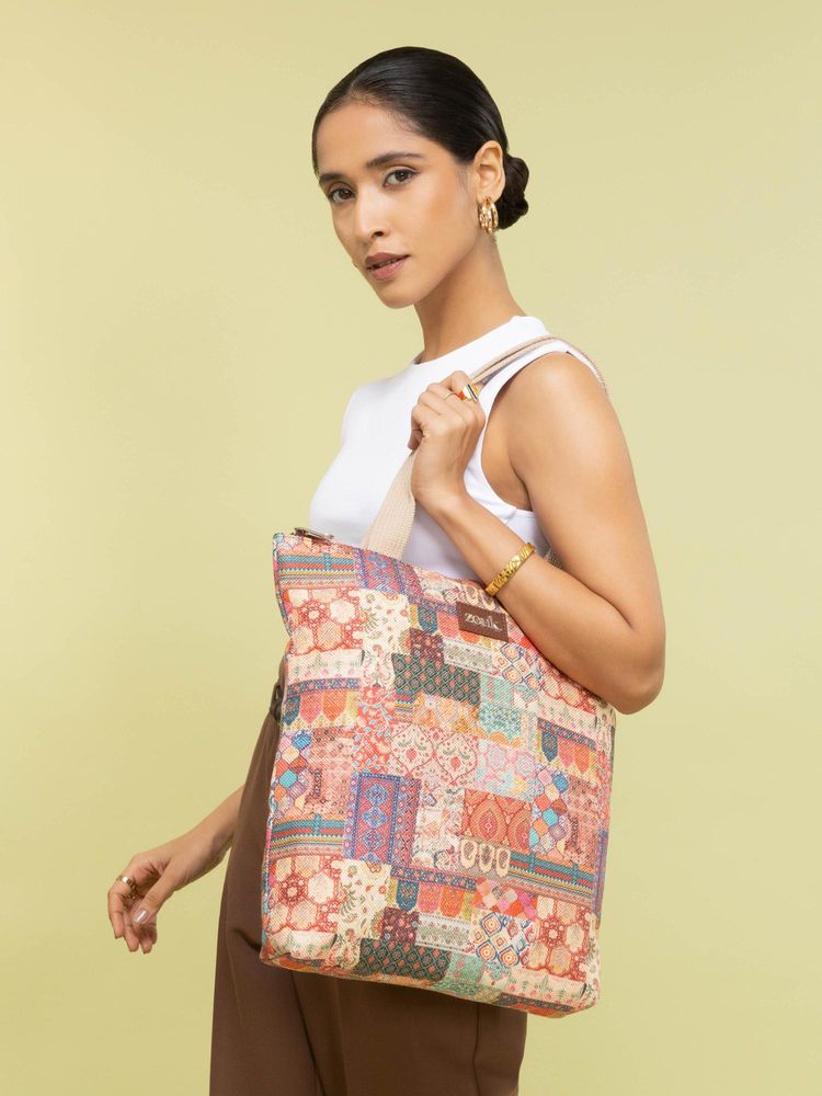 Zouk Multi-Color Kutch Gamthi Ivy Tote Bag-picture-12
