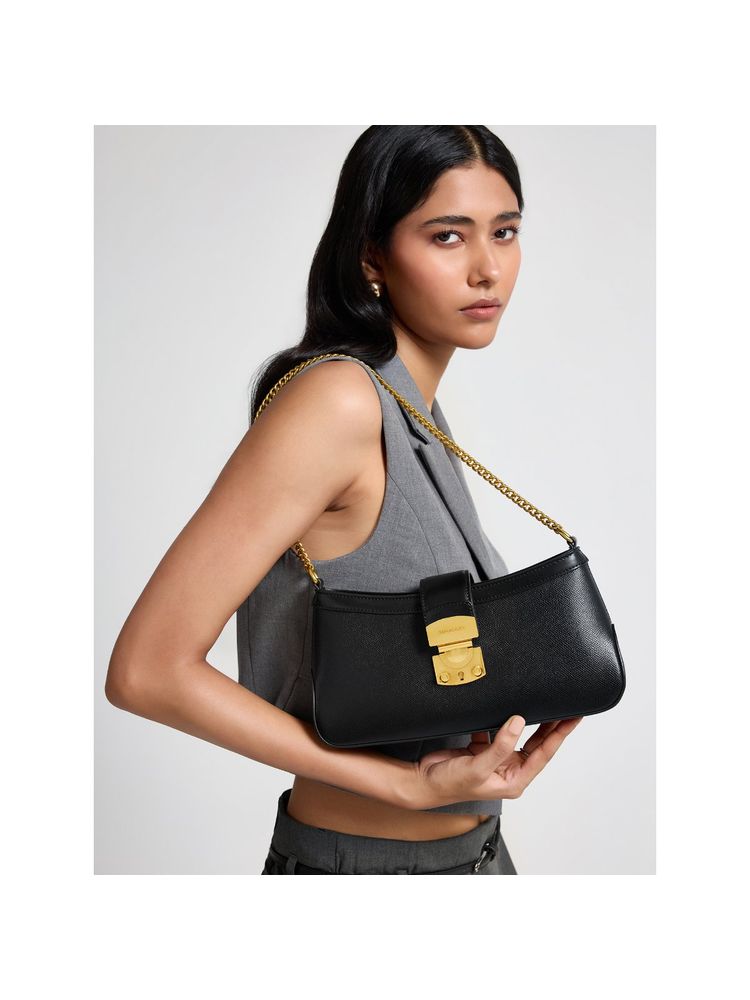 MIRAGGIO Black Ashley Shoulder Bag-picture-21