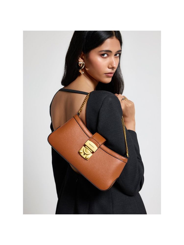 MIRAGGIO Brown Ashley Shoulder Bag-picture-10