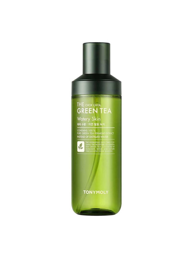 TONYMOLY Korean The Chok Chok Green Tea Watery Skin Toner to Hydrate, Soothe & Brighten Dull Skin-image-28