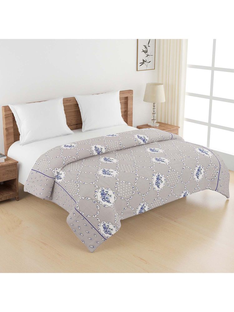 Swayam Roto Cotton Double Bed Ac Comforter-Grey-image-35