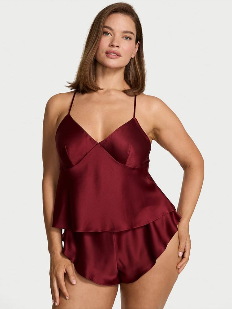 victoria's secret intimates Victoria's Secret Satin Open-Back Cami and Shorts Set-picture-23