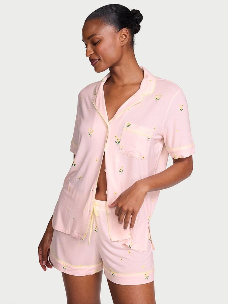 Victoria's Secret Sosoft Modal Shirt with Shorts-image-28